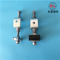 宣城ADSS光缆引下固定夹具厂家 绝缘夹块引下线夹规格