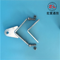 角钢固定铁塔挂点紧固件 ADSS耐张转角NL塔用小夹板金具