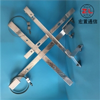 莱芜生产杆用抱杆镀锌余缆架 ADSS塔用十字安置预留架 盘缆架