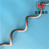 石家庄ADSS光缆串联光缆用防振鞭行情 adss螺旋减振器使用方便