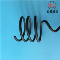 珠海ADSS光缆110KV线路用防晕环 铝合金螺旋形防晕环报价