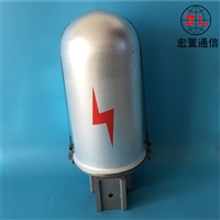 二进二出塔用光缆熔接盒 金属接头盒 铝合金光缆接头盒