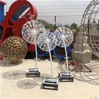 不锈钢蒲公英雕塑