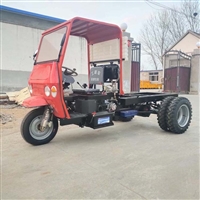 农用三轮运输车 拉粪拉土柴油三轮车 翻斗自卸工地三轮车