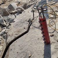 花岗岩开采破裂机混凝土劈裂机 破开大石头岩石爆破机