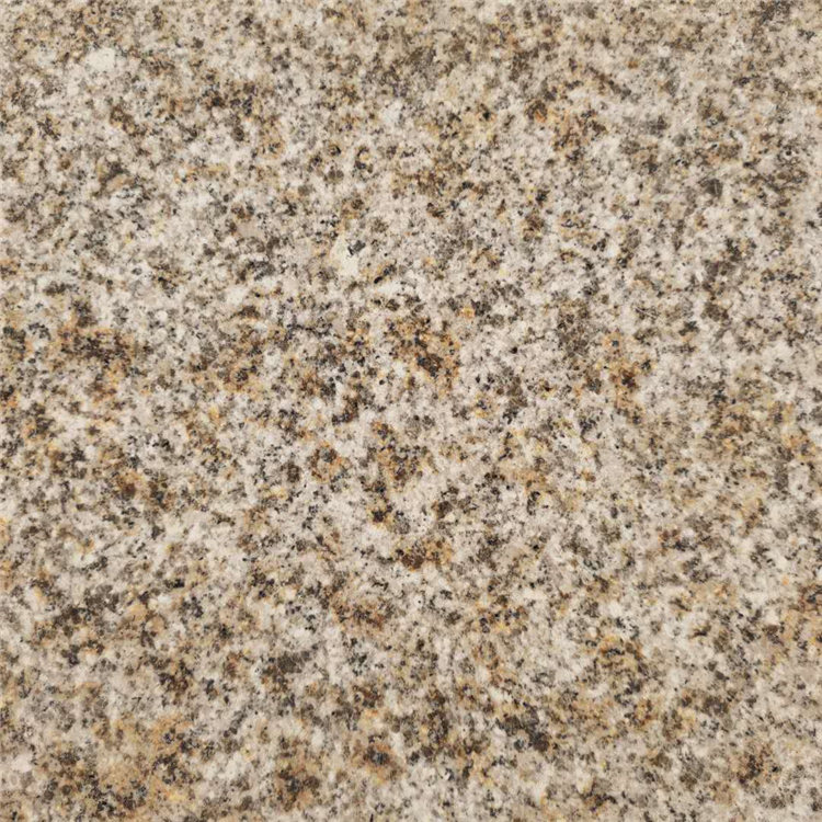 常年销售 花岗岩黄锈石 地铺黄锈石烧毛面批发报价