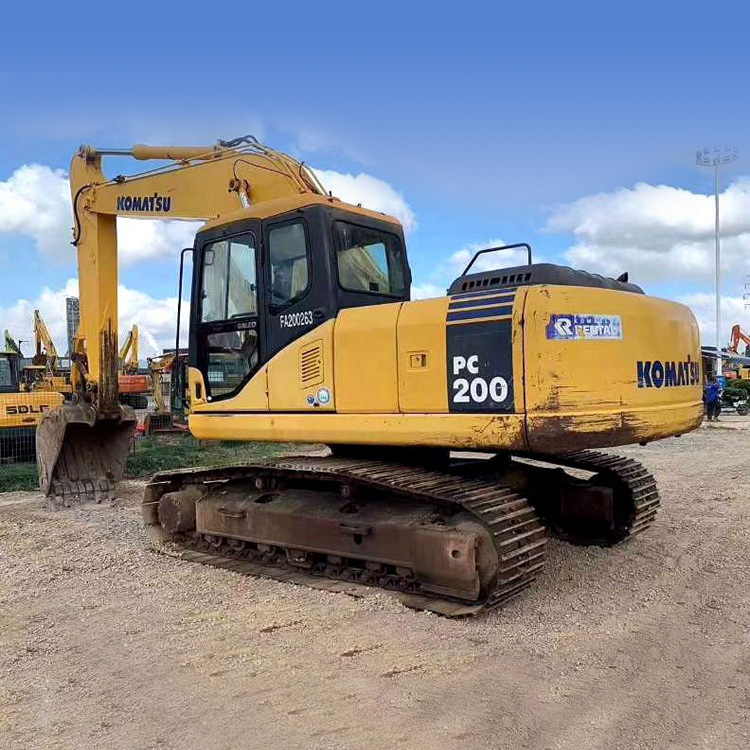 小松pc200二手挖掘机 中型20吨直喷二手挖土机包运输