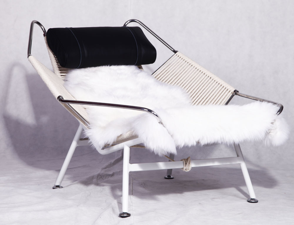 瓦格纳旗绳躺椅 时尚休闲椅