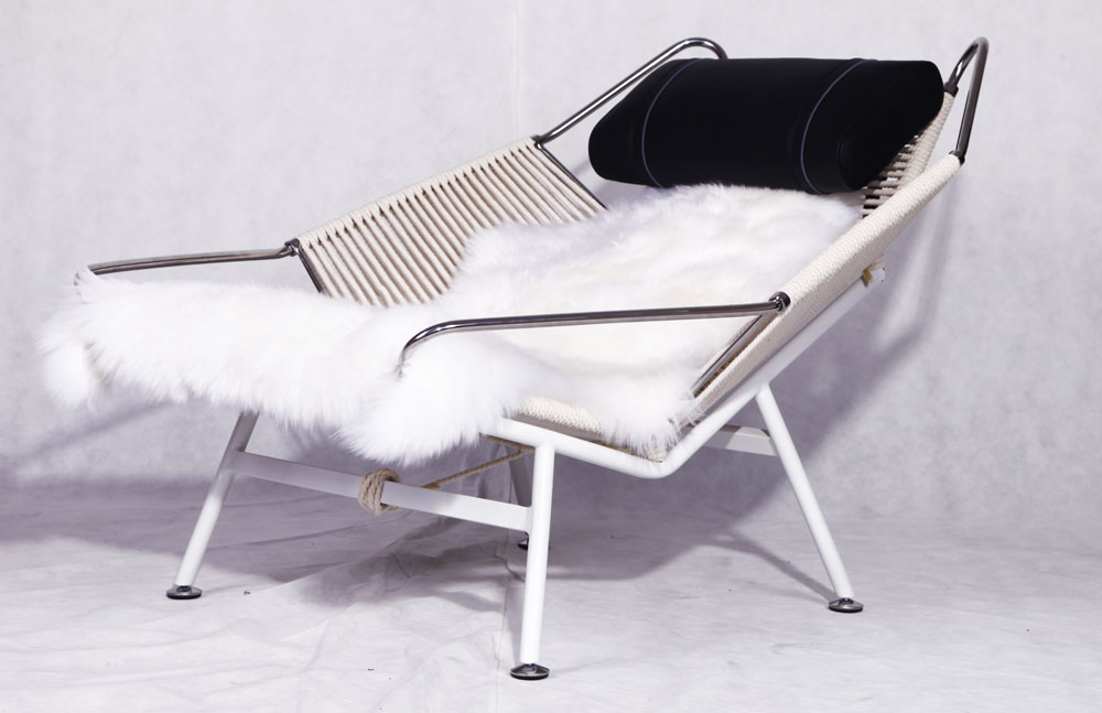 瓦格纳旗绳躺椅 时尚休闲椅