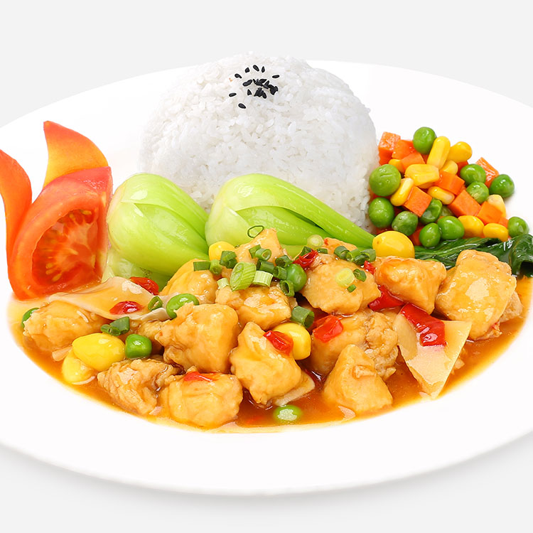 剁椒鸡肉盖浇饭料理包厂家批发外卖速食调理包