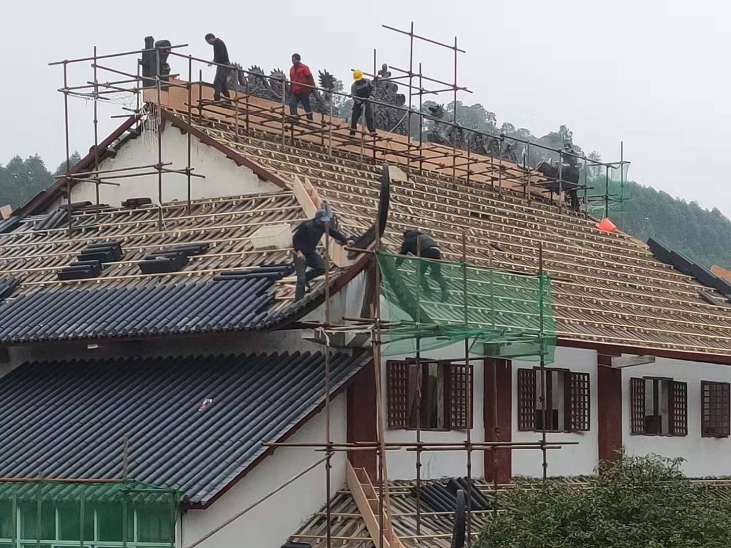 古建築瓦屋面鋪裝