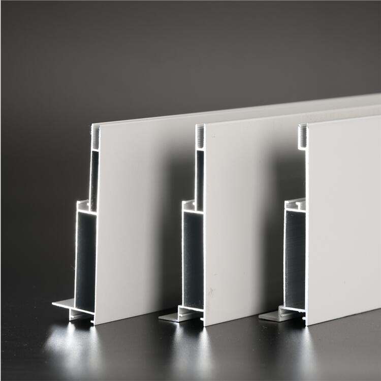 室内单面磁吸灯箱铝型材 四边开启式灯箱边框铝型材 灯箱铝型材