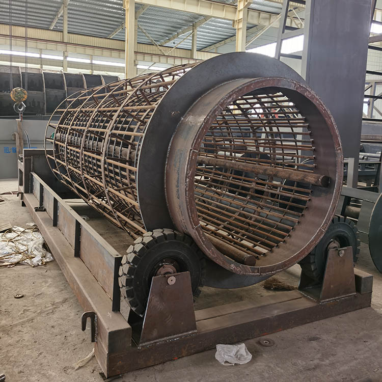 转筛移动无轴筛定制潍坊猪笼筛直销