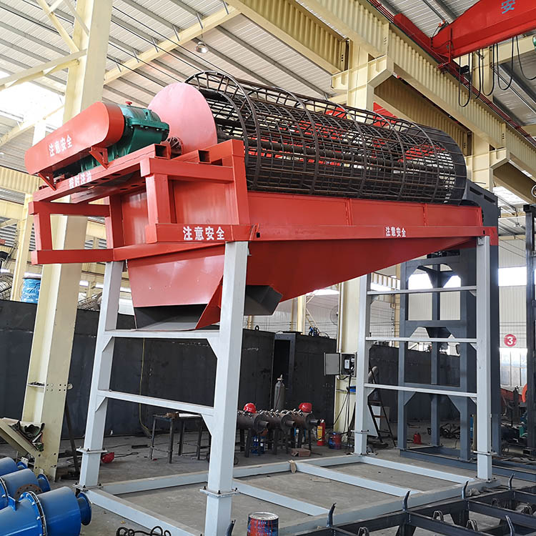 转筛移动无轴筛定制潍坊猪笼筛直销