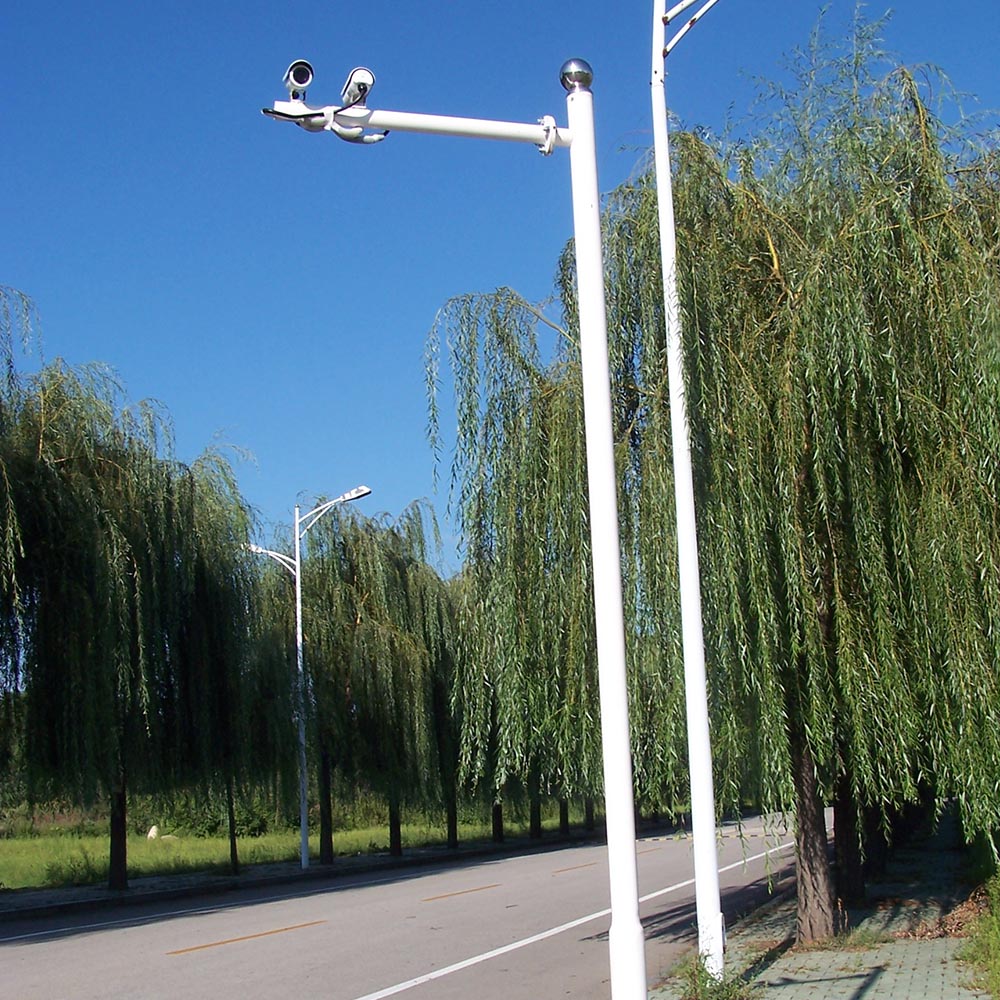 监控安防杆厂家 工厂监控杆定制枣庄工厂监控杆