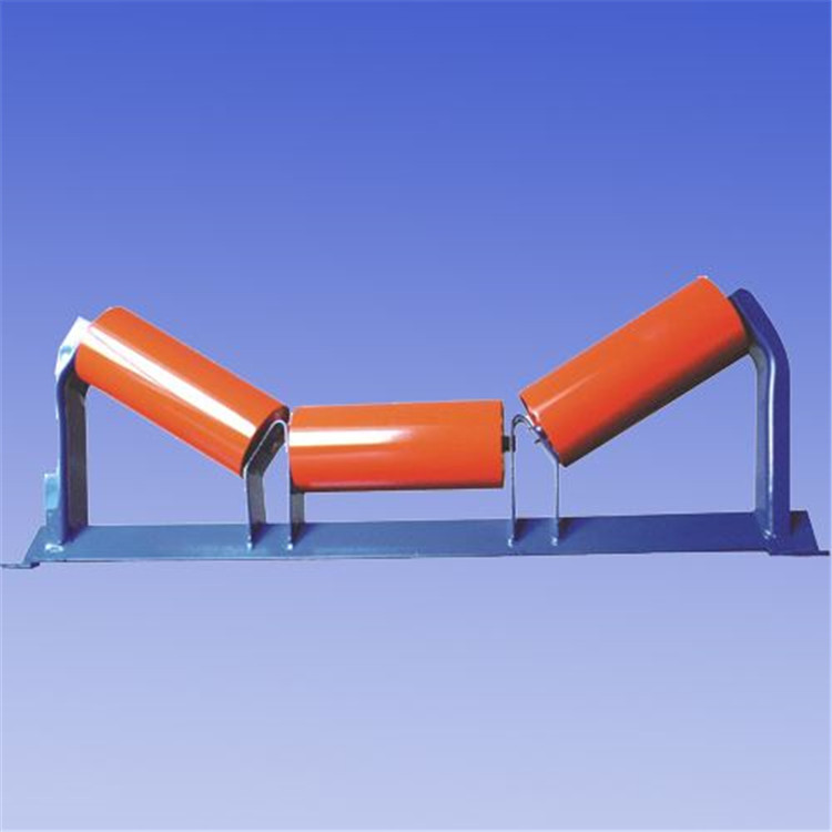 皮带机槽型托辊加工缓冲托辊厂家