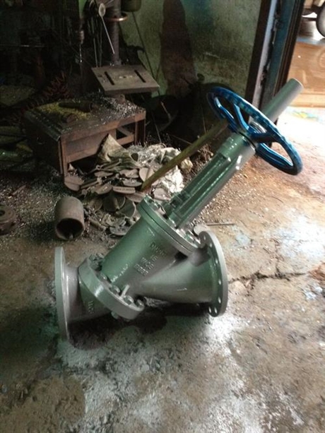 sjs945y16c电动y型料浆阀铝厂专用浆料阀放料阀氧化铝放料阀