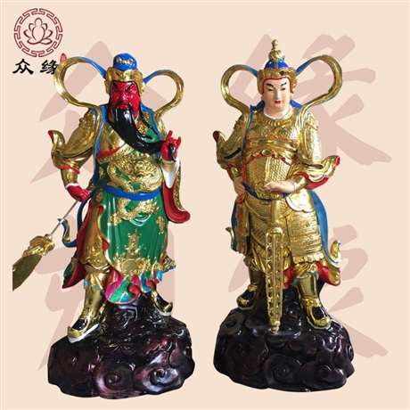 伽蓝菩萨图片 河南关公佛像厂家