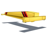 甘肃金昌单梁桥式起重机挤压碰撞