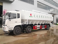东风15吨粉粒物料运输车:容量大,分仓多,卸料快.操作方便
