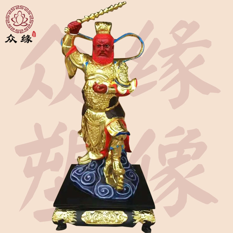 都天纠察大灵官神像 王灵官 华光大帝极彩神像图片 厂家直批