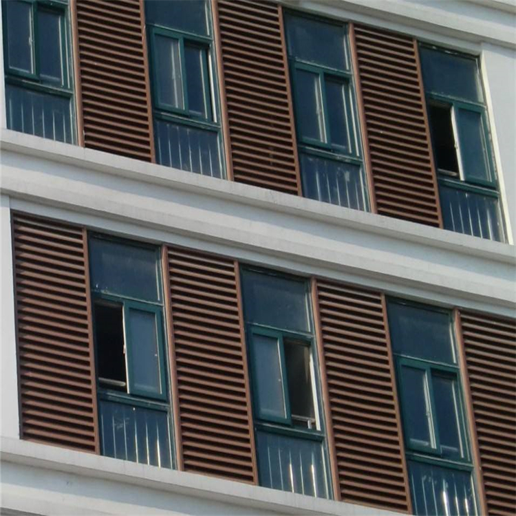 厂家定制铝合金空调百叶罩 室外铝合金空调外机格栅窗