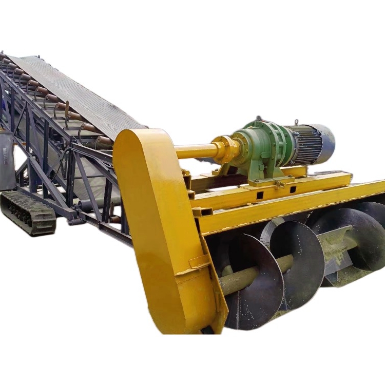 皮带张紧装置上料传送带下料传送带自动履带上料机