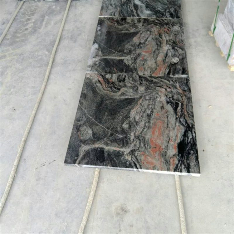 芝麻黑烧毛面花岗岩