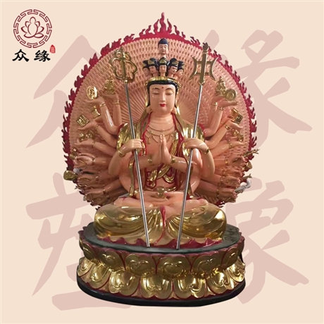 千眼千手观音观世音菩萨的道场在哪里 浙江千手观音佛像厂家