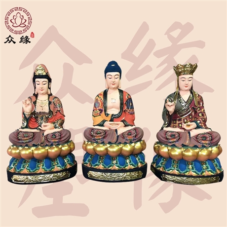 娑婆三圣佛像是谁 手工佛像批发厂家