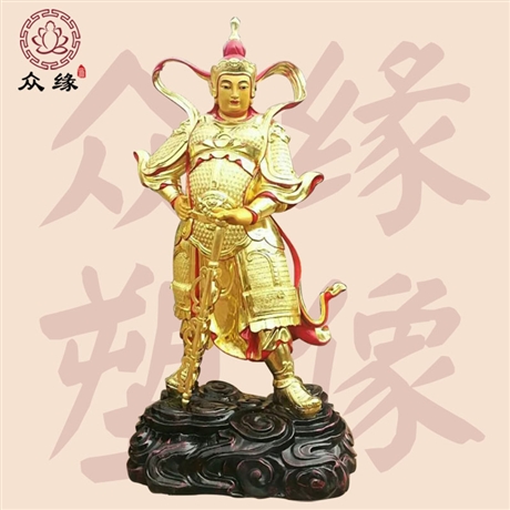 河南佛像批发市场 河南众缘佛像 韦陀菩萨佛像 大雄宝殿佛像