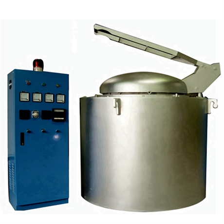 350公斤坩埚式熔铝炉坩埚式保温炉生产厂家电阻丝加热熔铝炉