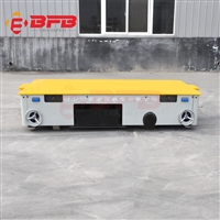 全方位移动运输无轨平车 BWP-12T蓄电池供电型无轨平板车