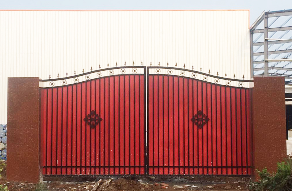 庭院铁大门围墙铁艺大门围栏厂家不锈钢庭院门