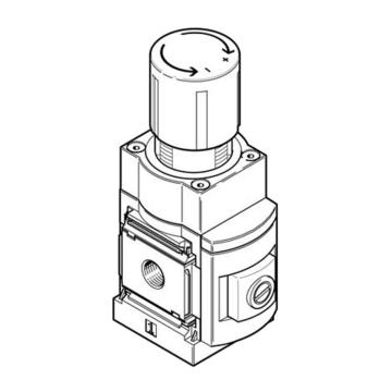 费斯托FESTO MS-LRP精密减压阀，MS6-LRP-1/2-D7-A8，538026  MS6-LRP-1/2-D7-A8，538026