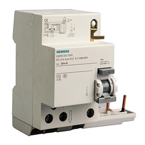 西门子SIEMENS 5SM9 5SN4/5SL4专用漏电保护附件 0.3-40A/3P/300mA AC型，5SM96330  5SM96330