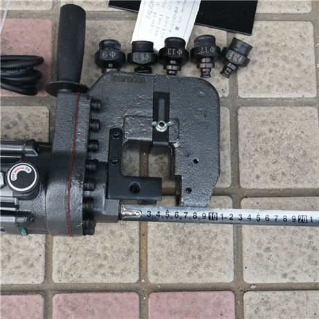 电动手提式冲孔机槽钢打眼钻眼u型钢冲孔机冲眼机