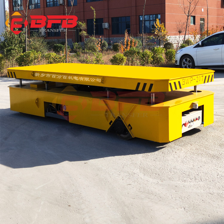 河南电动平板车厂家定制 运输电器电动地平车 3吨无轨搬运车