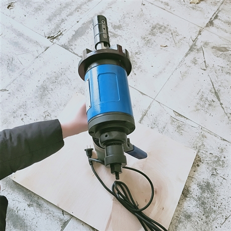 自己用手持式电动管子加工铣边机便携式内涨式管道坡口机倒角