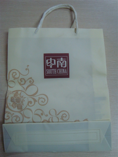 PE叉耳袋图片，塑胶叉耳袋