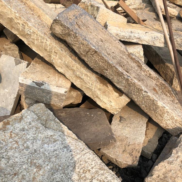 仿古老石器手凿面青石板园林古建青石仿古石板