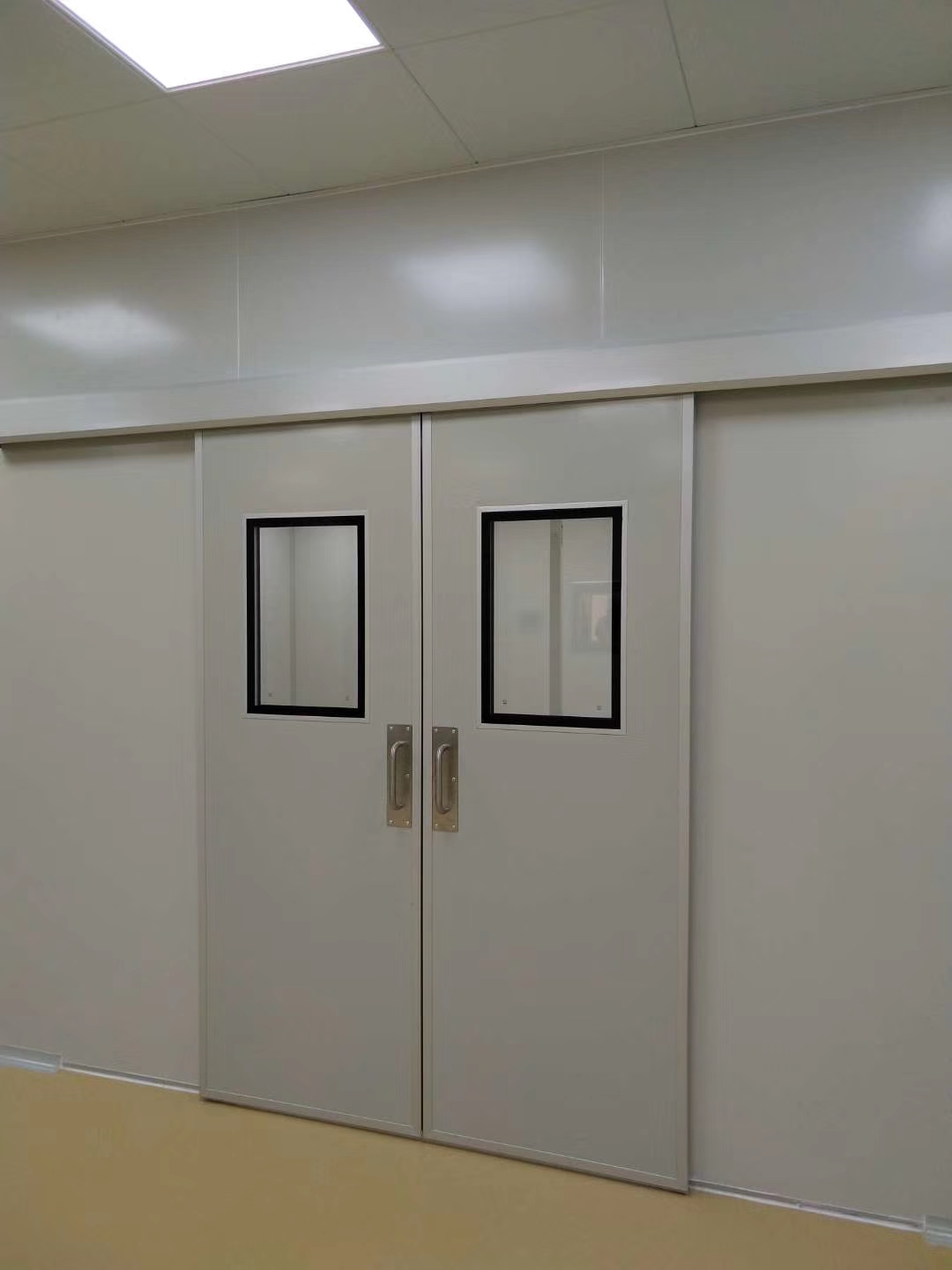 牙科手术室电动气密门 宠物院美容院脚踏感应气密门