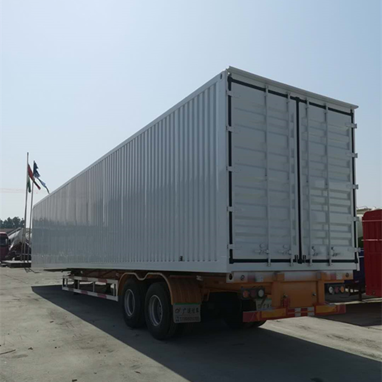 13米厢式飞翼车上户标准 轻体集装箱骨架半挂车轻量化