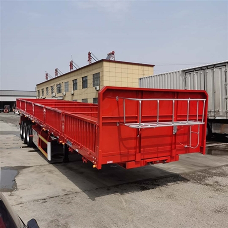 轻量化13米偏翻挂车斗 12米侧翻自卸挂车出厂价格