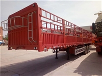 13米气囊桥仓栏半挂车 高栏半挂车 碟刹空气悬桥可定制