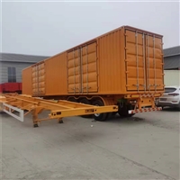 9米骨架集装箱运输车 12.5米集装箱骨架半挂车 可分期按揭
