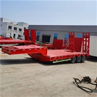 三线六桥低平拖半挂车 15米四线八桥低平板 承载质量