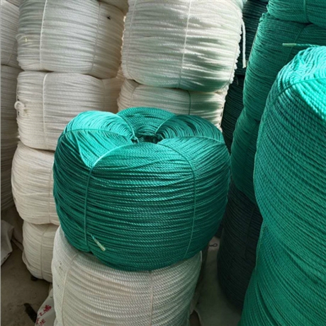 大棚压膜绳 尼龙绳 聚乙烯 手工编织细塑料白色晾衣绳