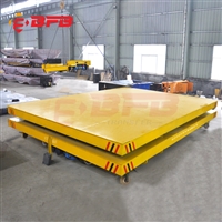 卷线式轨道车 搬运钢梁重型轨道平板车 泰安定做40吨有轨搬运车