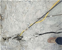 水利工程施工破石 地基开挖 不能使用传统暴破就用岩石劈裂机